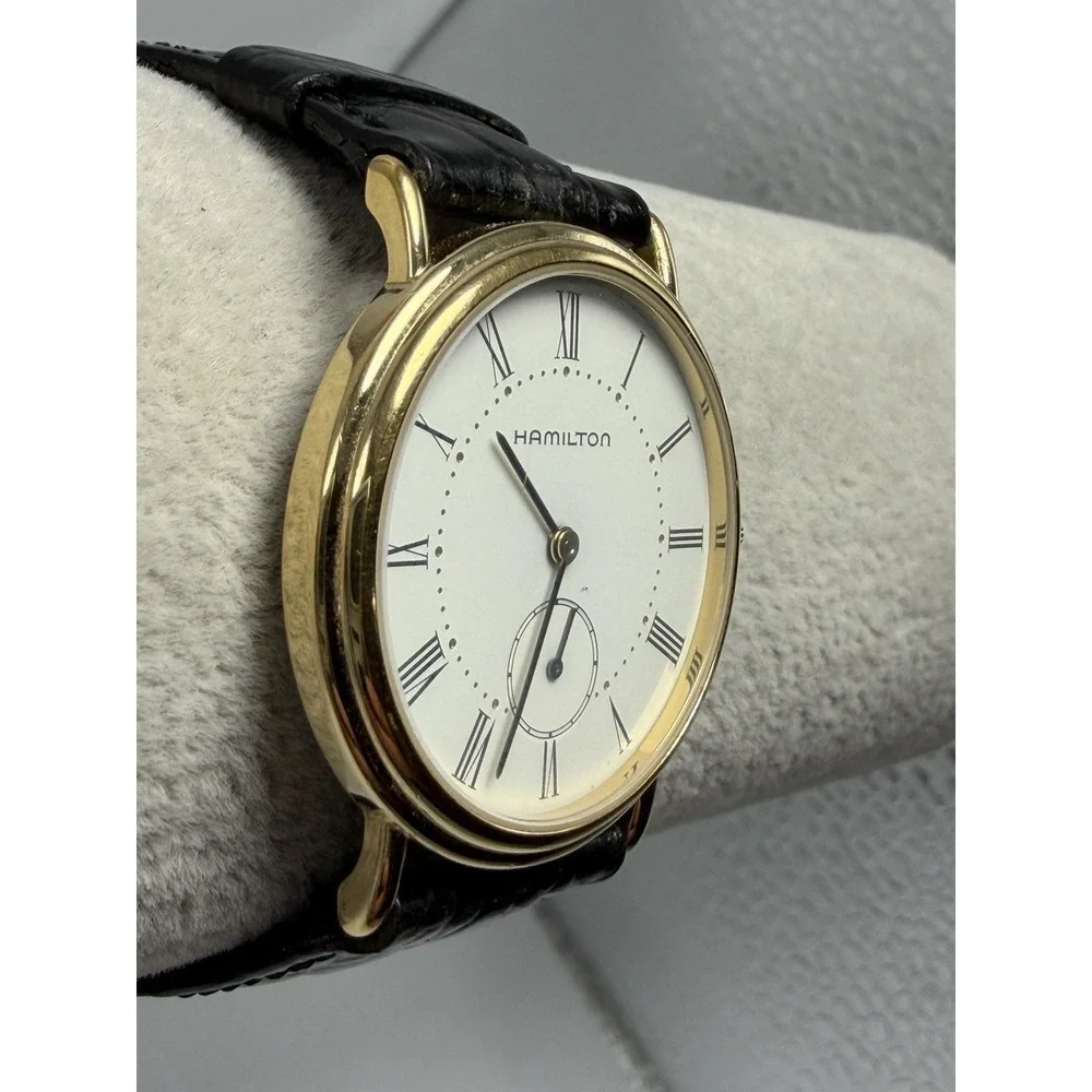 Hamilton 6210 New Battery Mens Watch 32MM 7.5